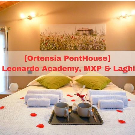 Ortensia Penthouse Leonardo Academy, Mxp & Laghi Sesto Calende Exteriör bild