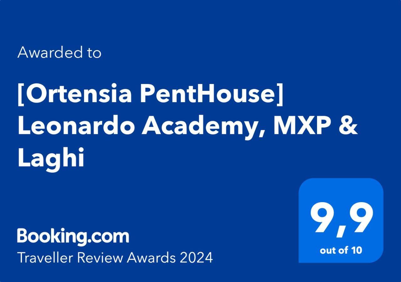 Ortensia Penthouse Leonardo Academy, Mxp & Laghi Sesto Calende Exteriör bild